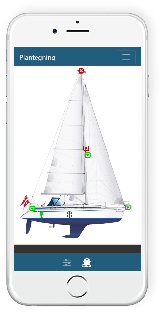 BoatControl plantegning